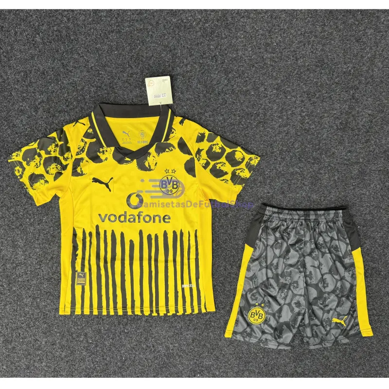 Camiseta Borussia Dortmund 2025/2026 KidSuper Amarillo Niño Kit