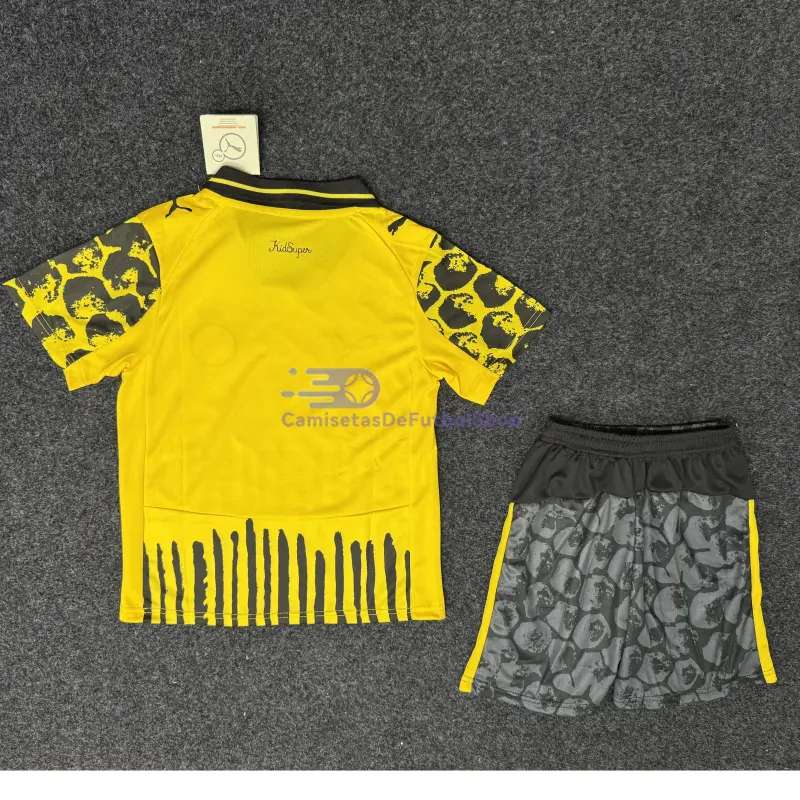 Camiseta Borussia Dortmund 2025/2026 KidSuper Amarillo Niño Kit