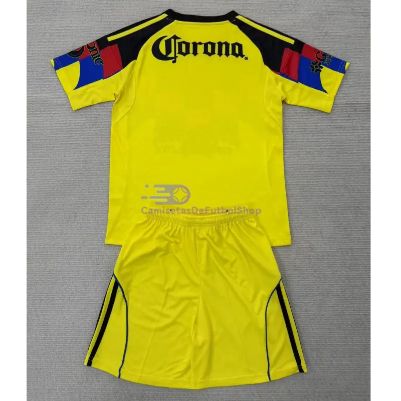 Camiseta Club América 2025/2026 1ª Equipación Amarillo Niño Kit