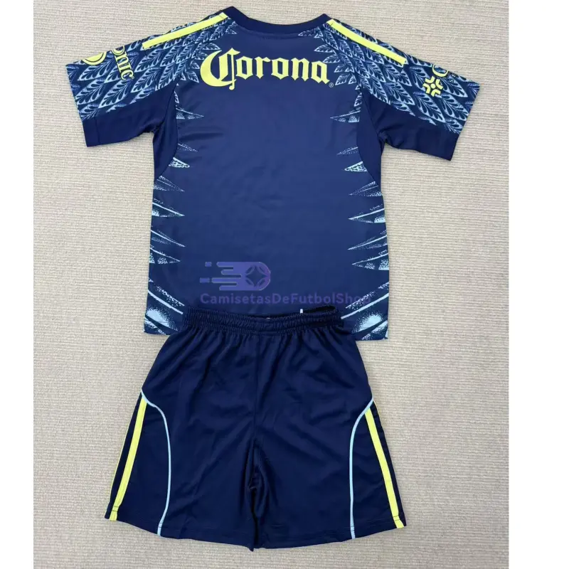 Camiseta Club América 2025/2026 2ª Equipación Azul Niño Kit