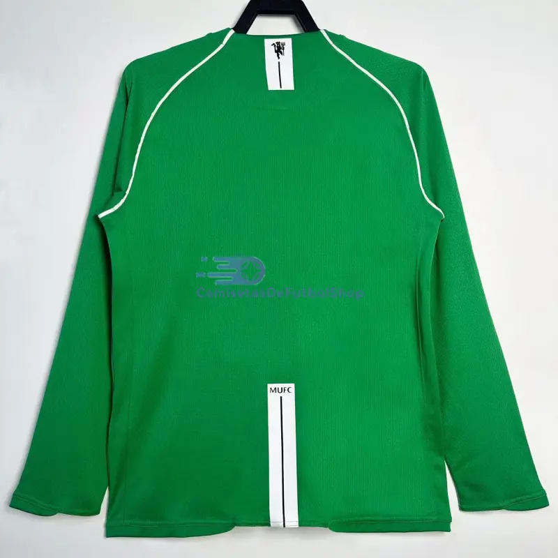 Camiseta de Portero Manchester United Retro 2007/08 ML Verde