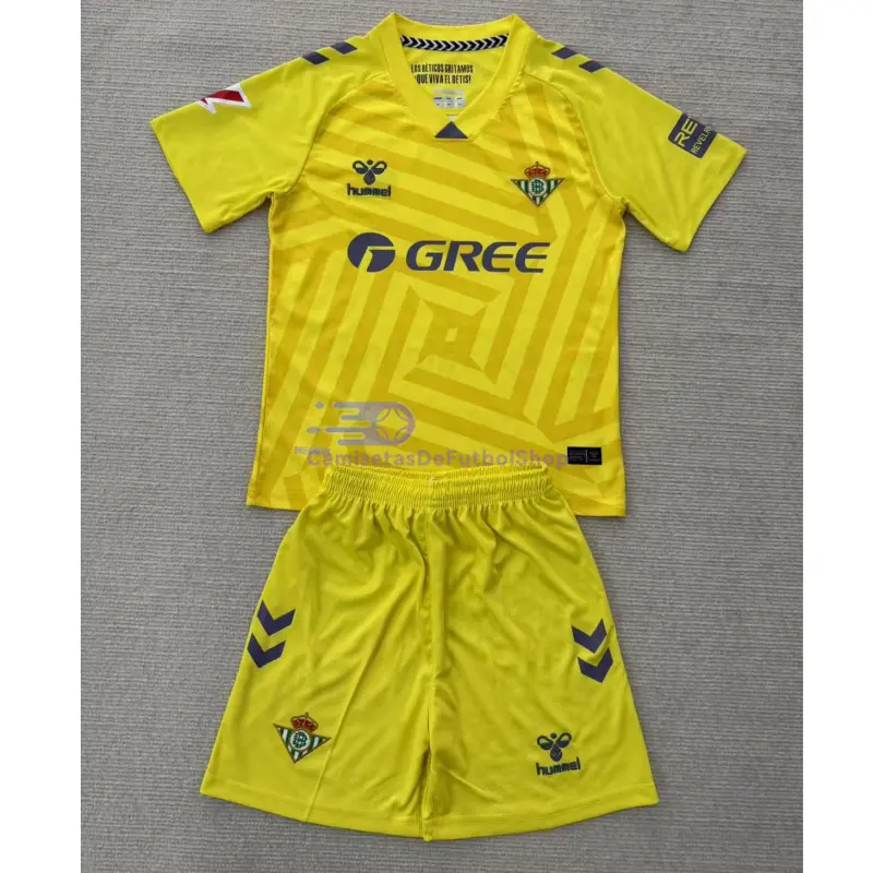 Camiseta de Portero Real Betis 2025/26 Amarillo con Parche La Liga