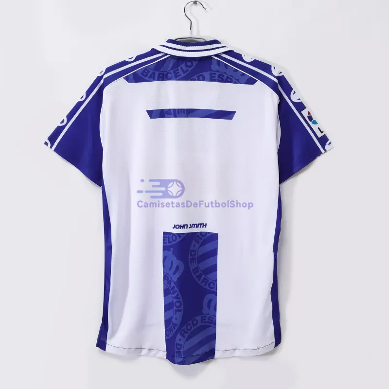 Camiseta Espanyol 1990/00 1ª Equipación Retro Azul/Blanco