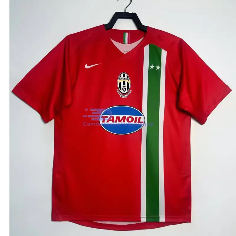 Camiseta Juventus 2005/06 2ª Equipación Retro Rojo