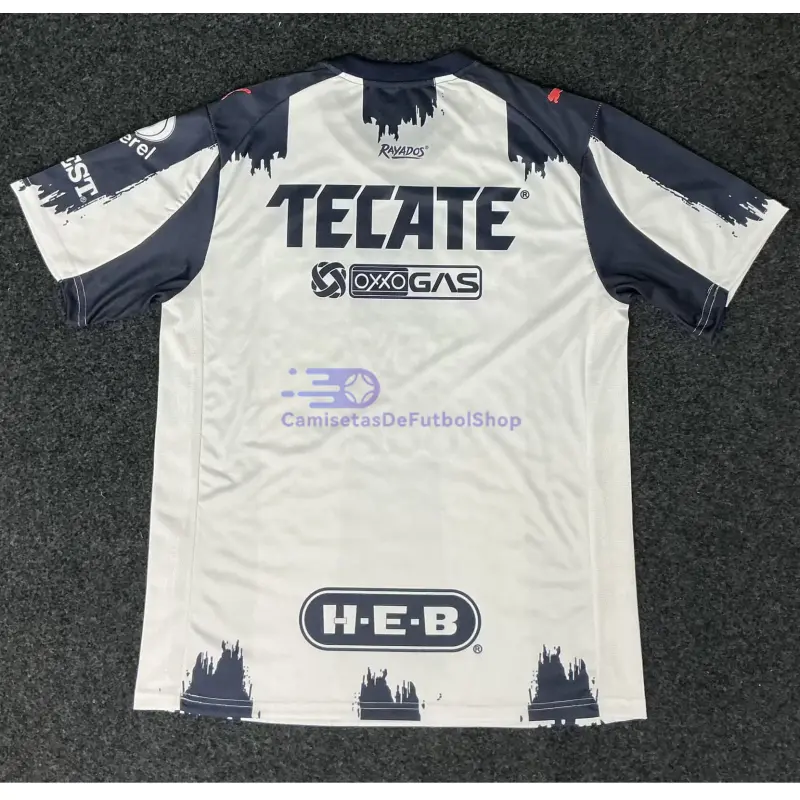 Camiseta Monterrey 2025/2026 1ª Equipación Blanco/Azul Marino