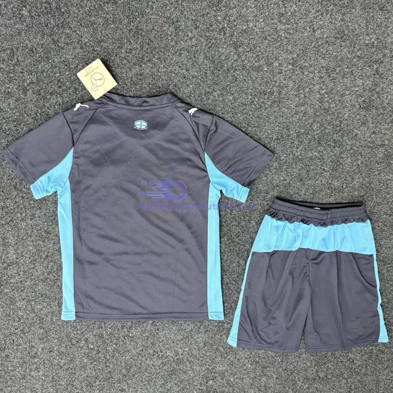 Camiseta Olympique Marsella 2025/2026 2ª Equipación Azul Marino Niño Kit 