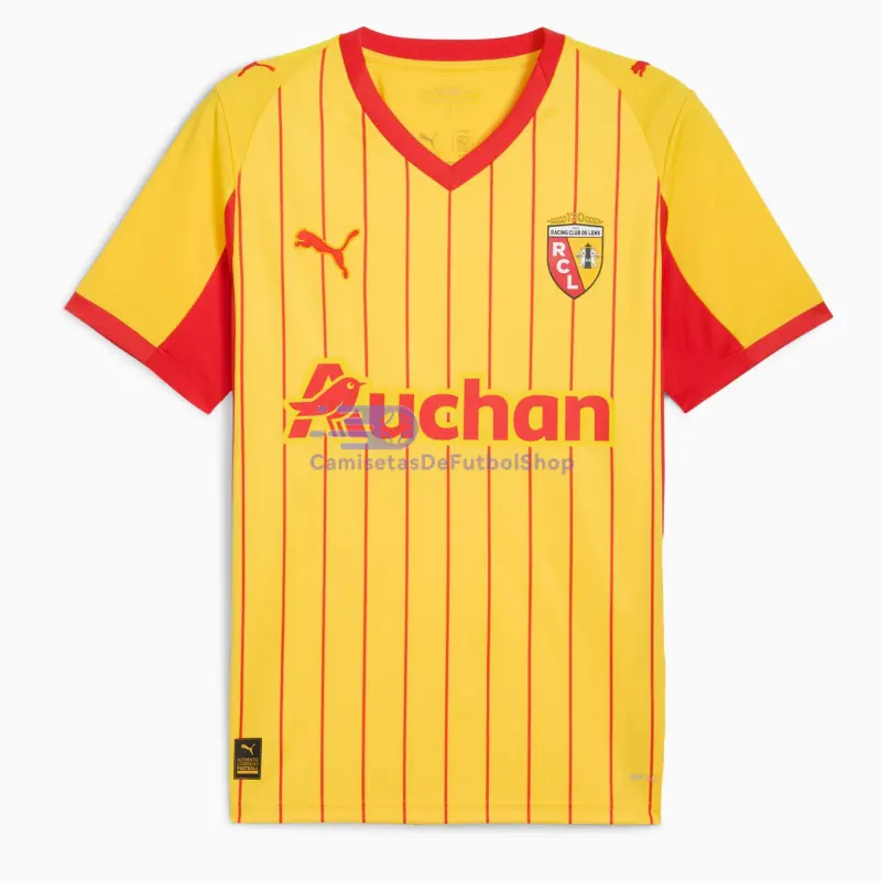 Camiseta RC Lens 2025/2026 1ª Equipación Amarillo/Rojo