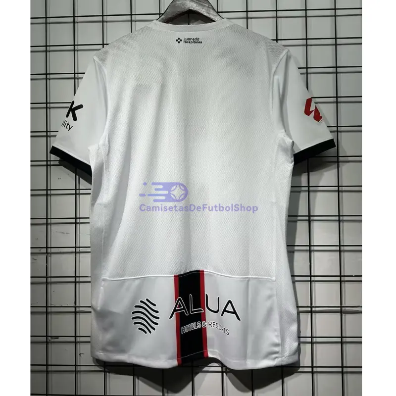 Camiseta RCD Mallorca 2025/2026 2ª Equipación Blanco con Parche La Liga