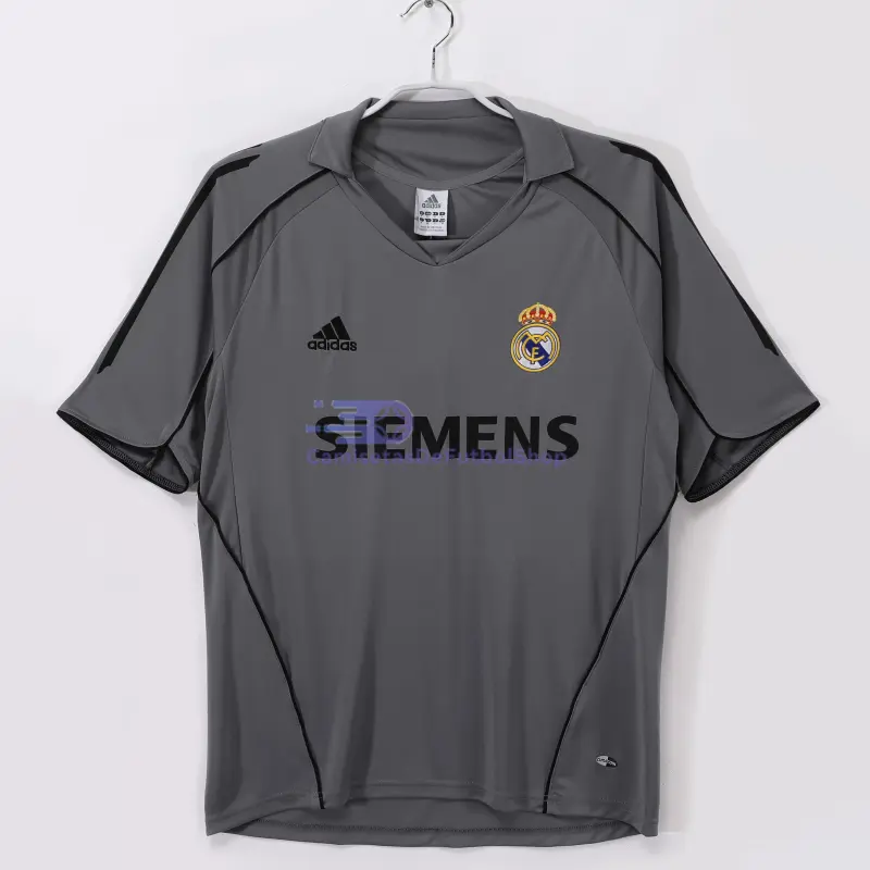 Camiseta Real Madrid 2005/06 3ª Equipación Retro Gris