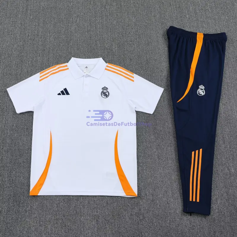 Polo Real Madrid Blanco 2025/2026 Kit