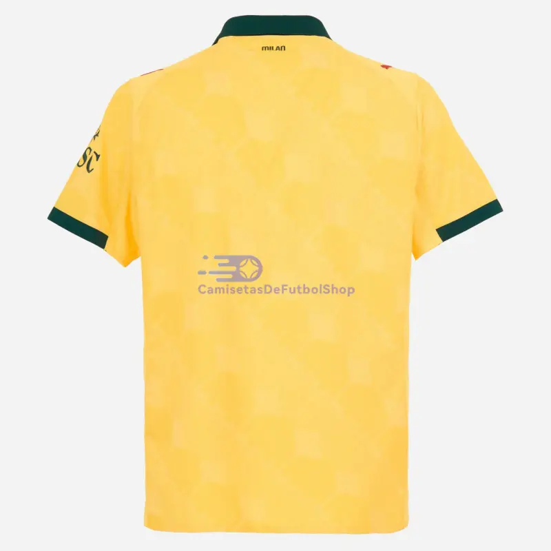 Camiseta AC Milan 2025/2026 3ª Equipación Amarillo