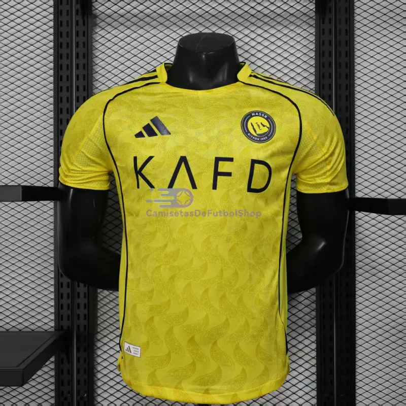 Camiseta Al Nassr 2025/2026 1ª Equipación Amarillo (EDICIÓN JUGADOR)