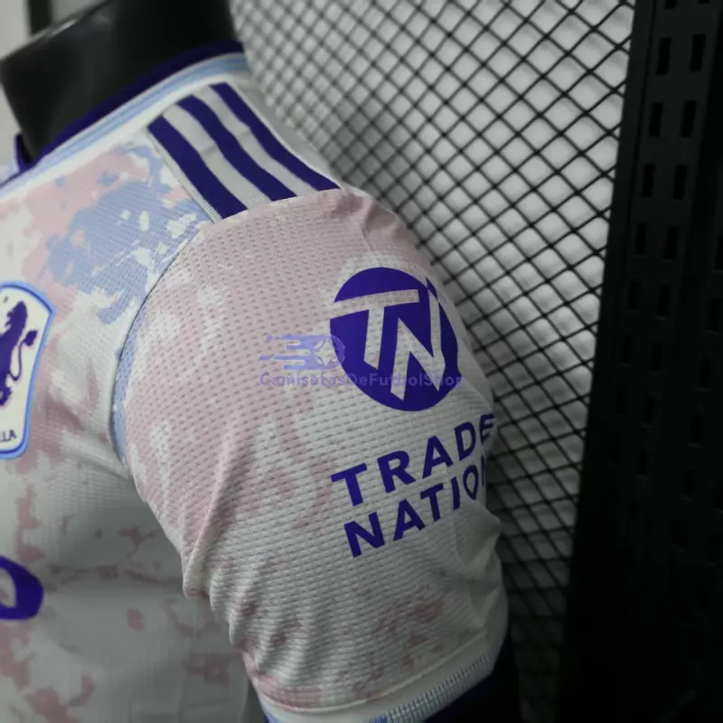 Camiseta Aston Villa 2025/2026 3ª Equipación Blanco Roto (EDICIÓN JUGADOR)