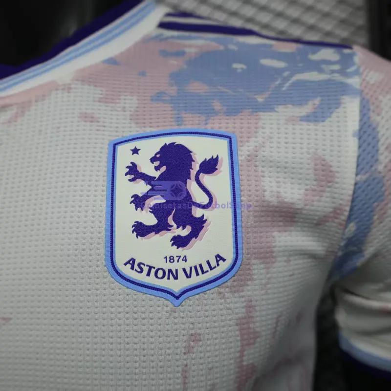 Camiseta Aston Villa 2025/2026 3ª Equipación Blanco Roto (EDICIÓN JUGADOR)
