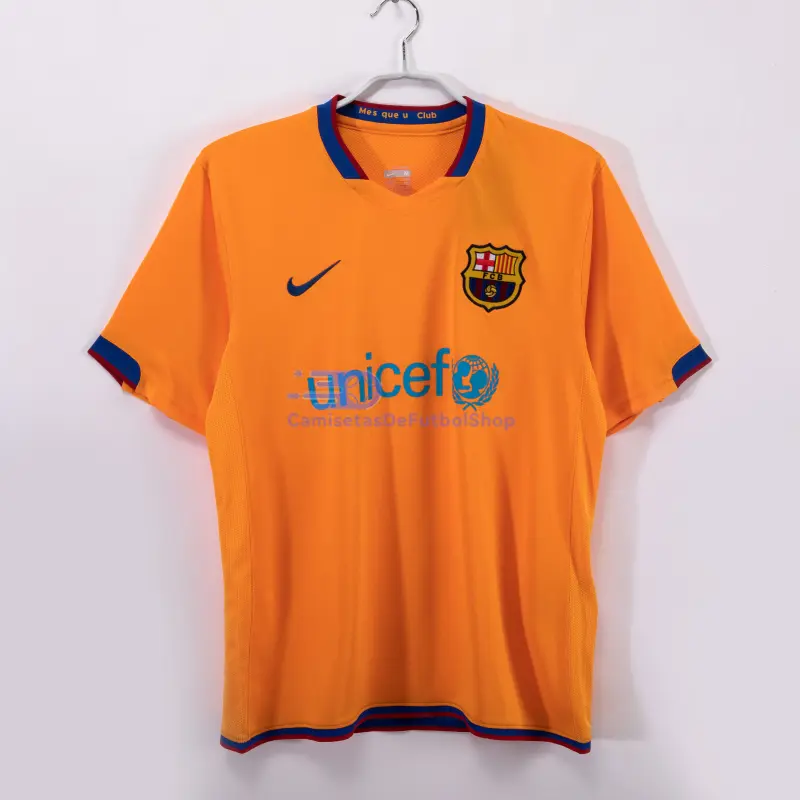 Camiseta Barcelona 2006/07 2ª Equipación Retro Naranja