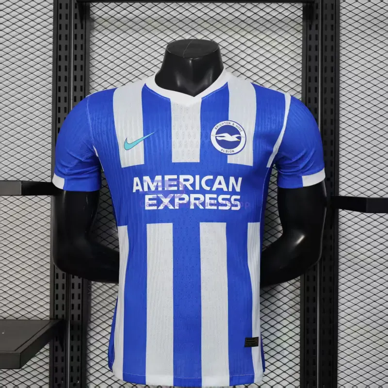 Camiseta Brighton 2025/2026 1ª Equipación Azul/Blanco (EDICIÓN JUGADOR)