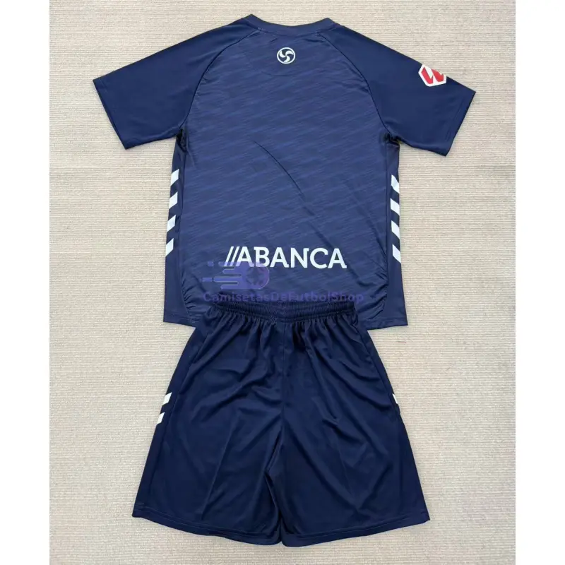 Camiseta Celta De Vigo 2025/2026 2ª Equipación Azul Marino Niño Kit con La Liga Parche