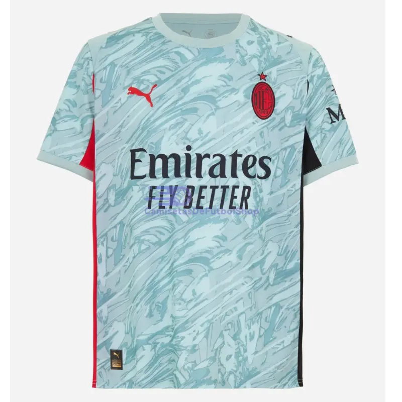 Camiseta de Portero AC Milan 2025/2026 1ª Equipación Azul Cielo