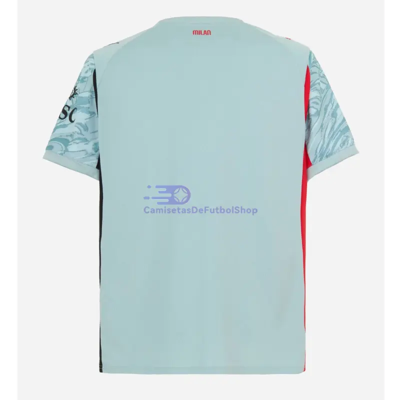 Camiseta de Portero AC Milan 2025/2026 1ª Equipación Azul Cielo