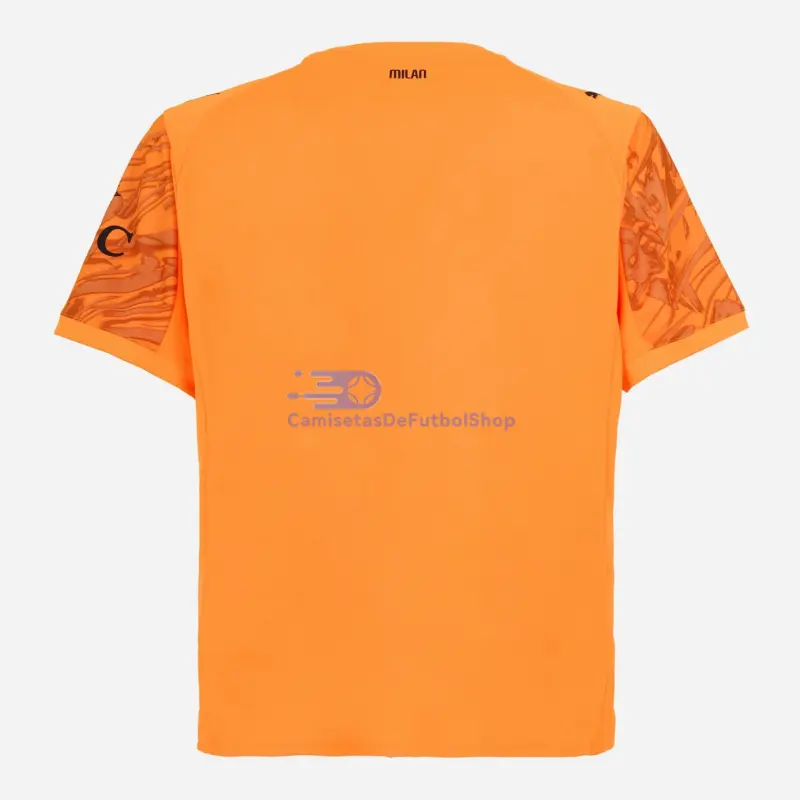 Camiseta de Portero AC Milan 2025/2026 2ª Equipación Naranja