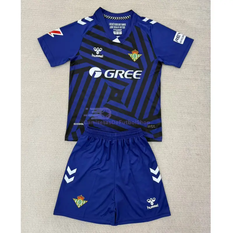 Camiseta de Portero Real Betis 2025/2026 Azul Marino con Parche La Liga