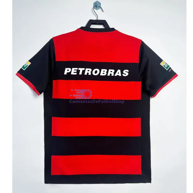 Camiseta Flamengo 2000/01 1ª Equipación Retro Rojo/Negro