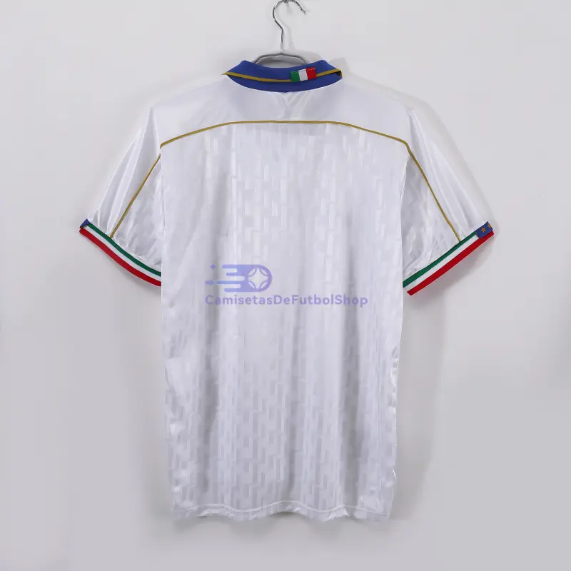 Camiseta Italia 1995 2ª Equipación Retro Blanco