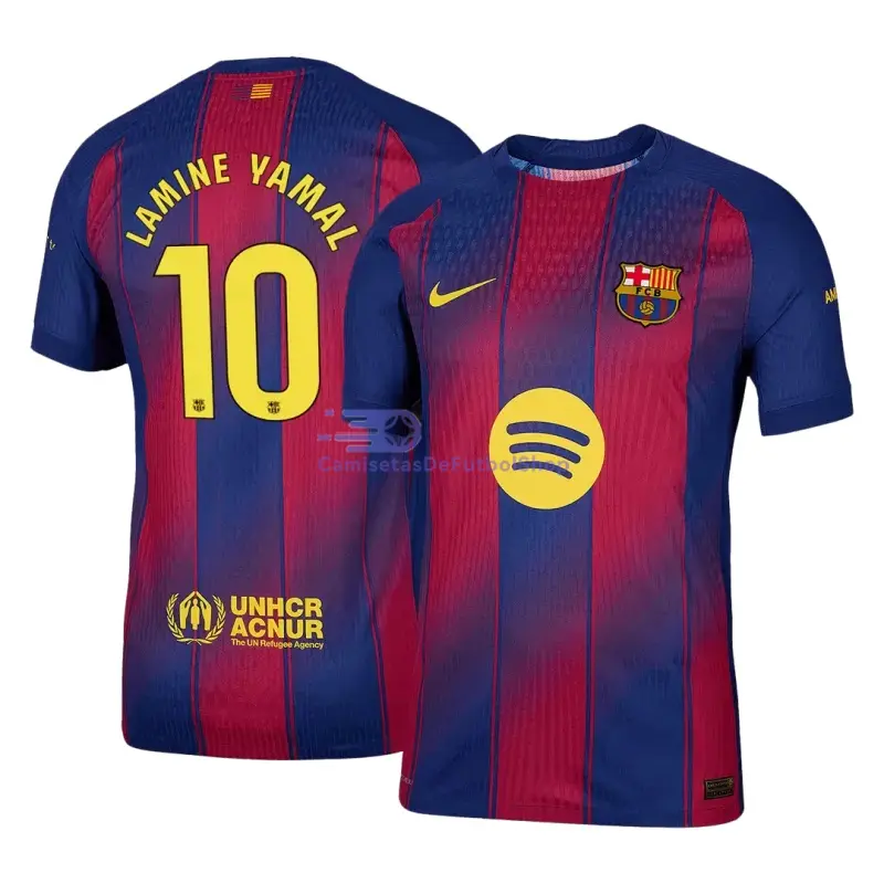 Camiseta Lamine Yamal 10 Barcelona 2025/2026 1ª Equipación 