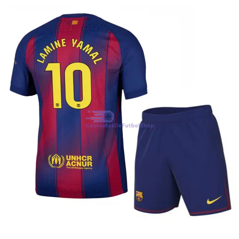 Camiseta Lamine Yamal 10 Barcelona 2025/2026 1ª Equipación 
