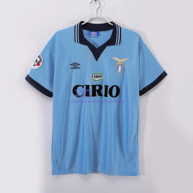 Camiseta Lazio 1996/97 1ª Equipación Retro Azul