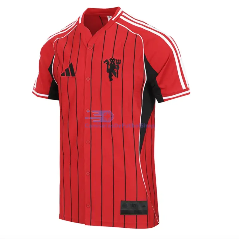 Camiseta Manchester United 2025/26 Baseball Shirt Rojo
