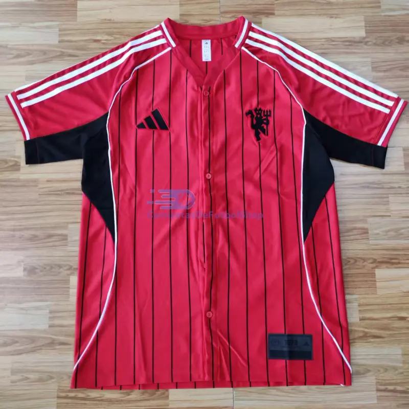 Camiseta Manchester United 2025/26 Baseball Shirt Rojo