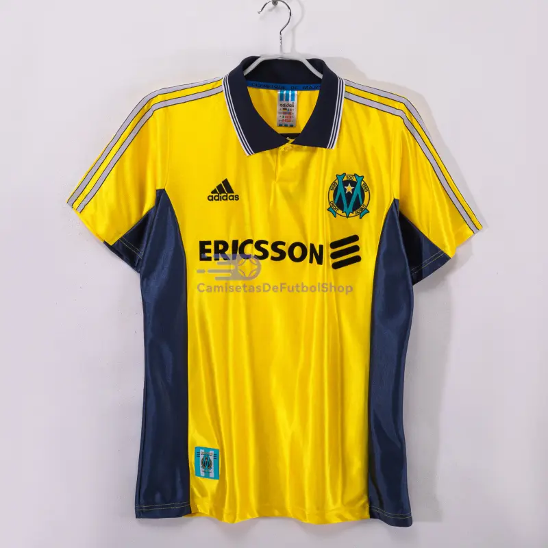 Camiseta Marsella 1998/99 3ª Equipación Retro Amarillo