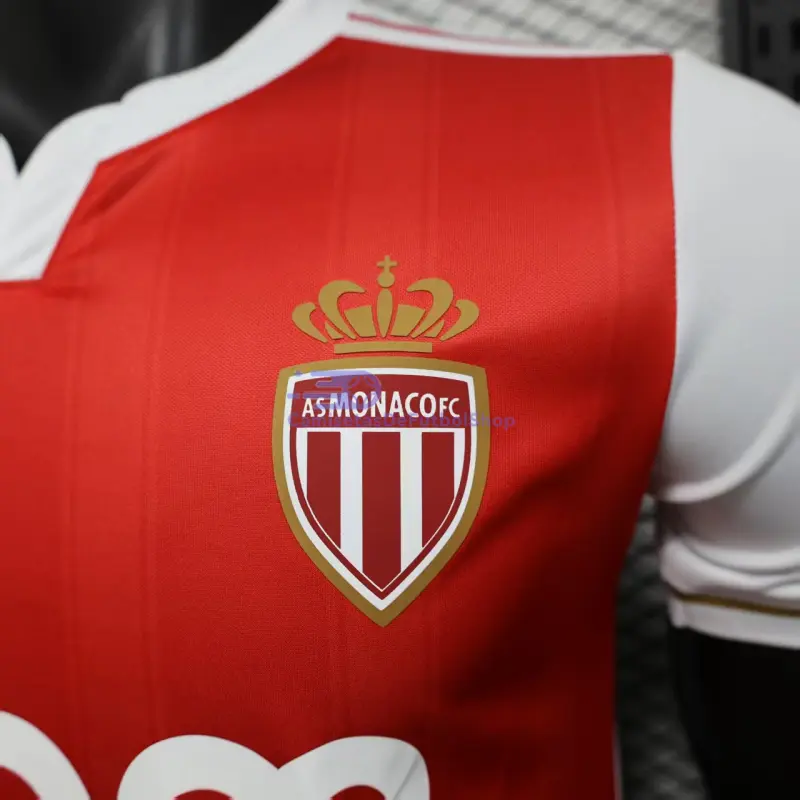 Camiseta Monaco 2025/2026 1ª Equipación Rojo/Blanco (EDICIÓN JUGADOR)