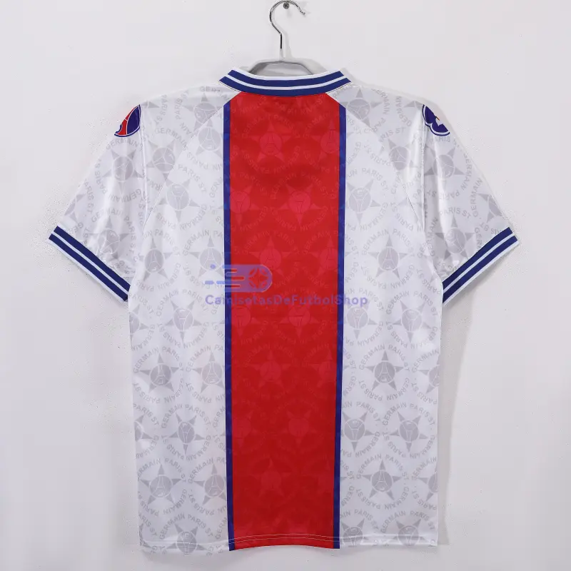 Camiseta PSG 1994/95 2ª Equipación Retro Blanco/Rojo