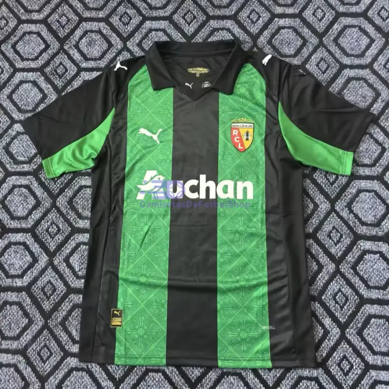 Camiseta RC Lens 2025/2026 2ª Equipación Verde/Negro