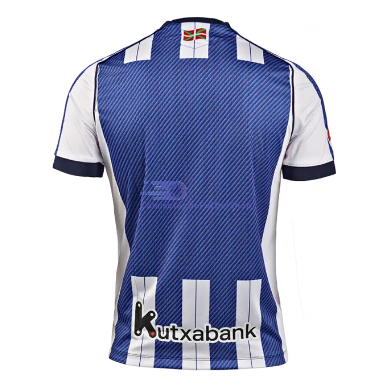 Camiseta Real Sociedad 2025/2026 1ª Equipación Azul/Blanco con Parche La Liga
