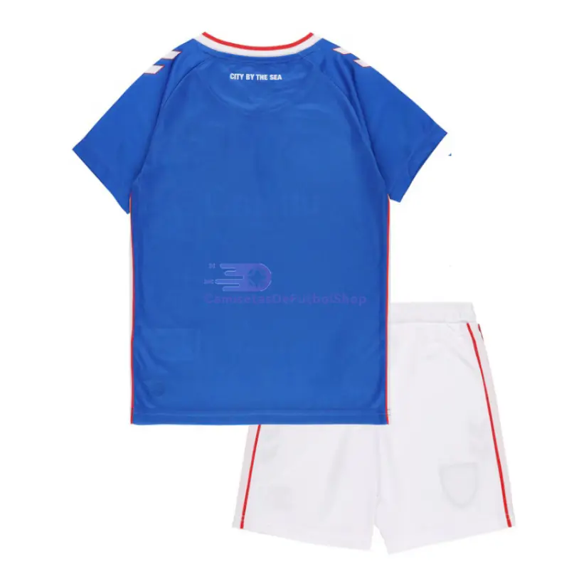 Camiseta Sunderland AFC 2025/2026 2ª Equipación Azul Niño Kit