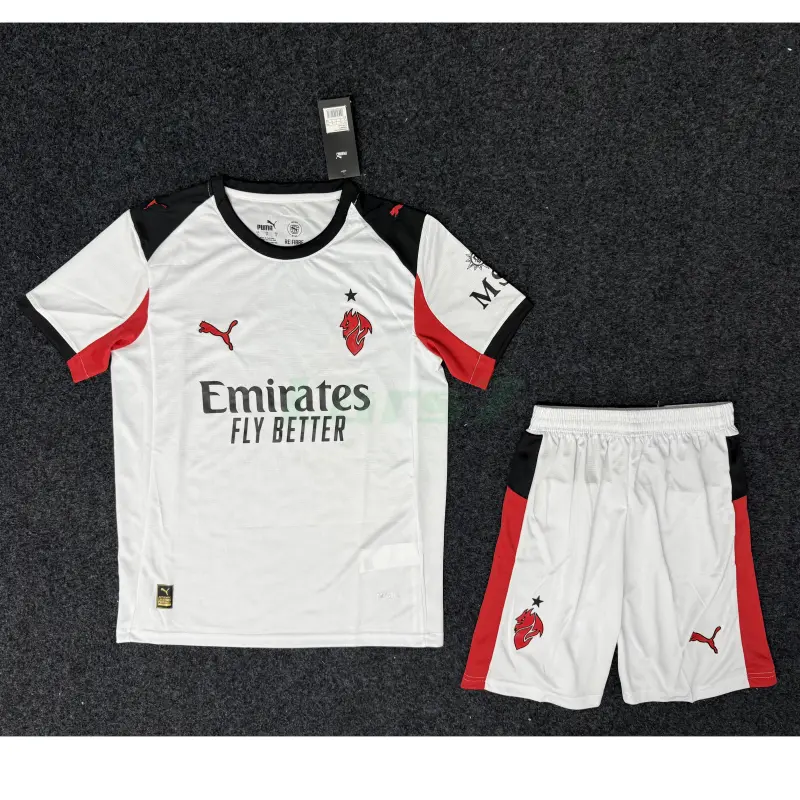 Camiseta AC Milan 2ª Equipación 2025/2026 Blanco