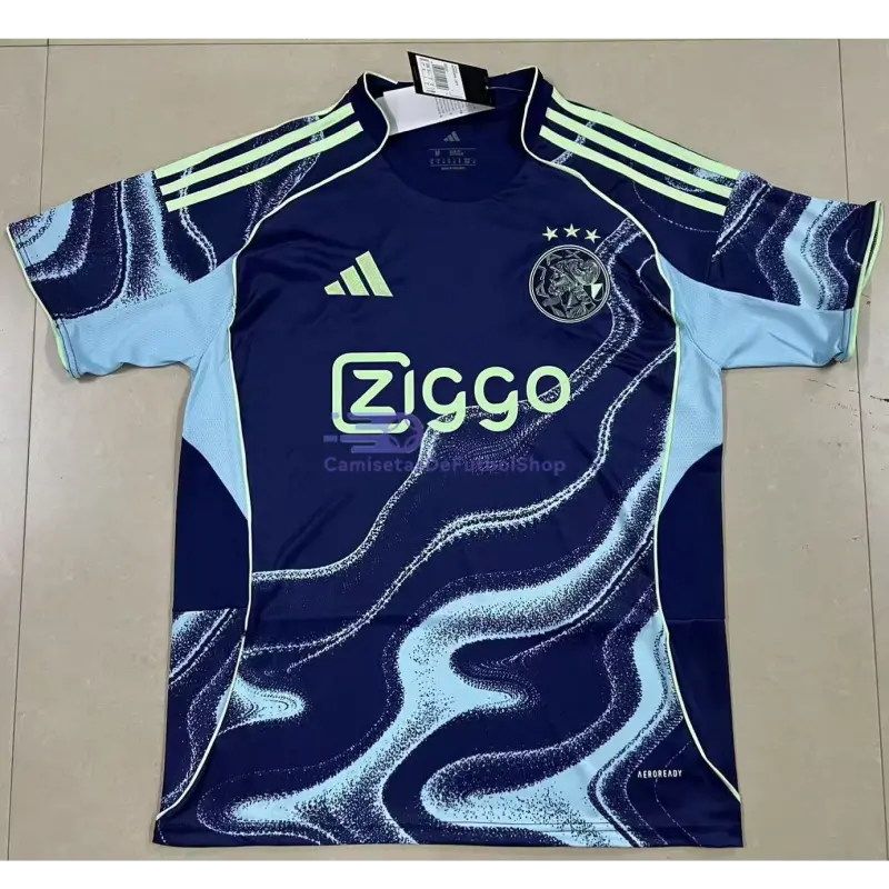 Camiseta Ajax 2025/2026 2ª Equipación Azul