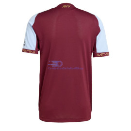 Camiseta Aston Villa 2025/2026 1ª Equipación Rojo Oscuro