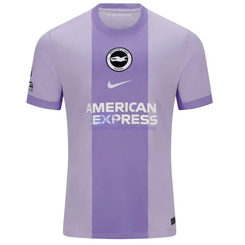 Camiseta Brighton 2025/2026 2ª Equipación Morado