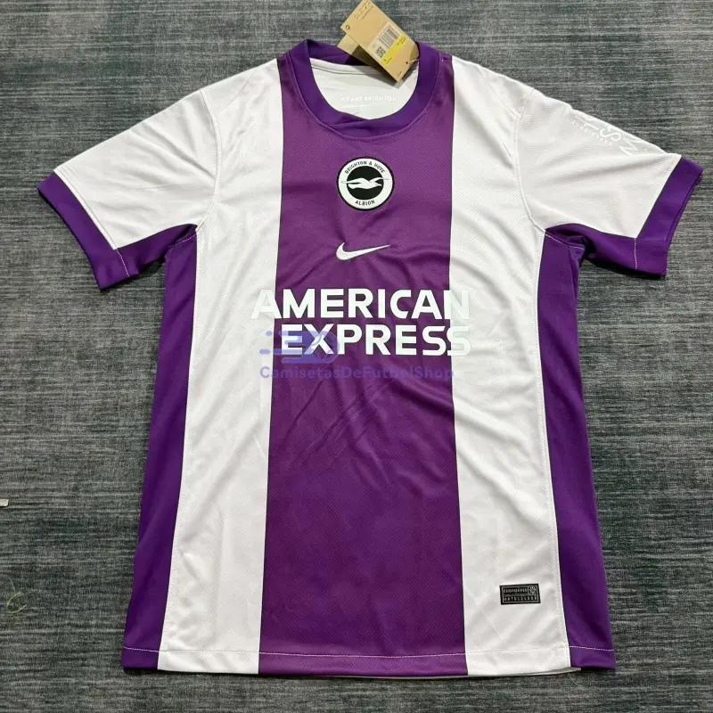 Camiseta Brighton 2025/2026 2ª Equipación Morado