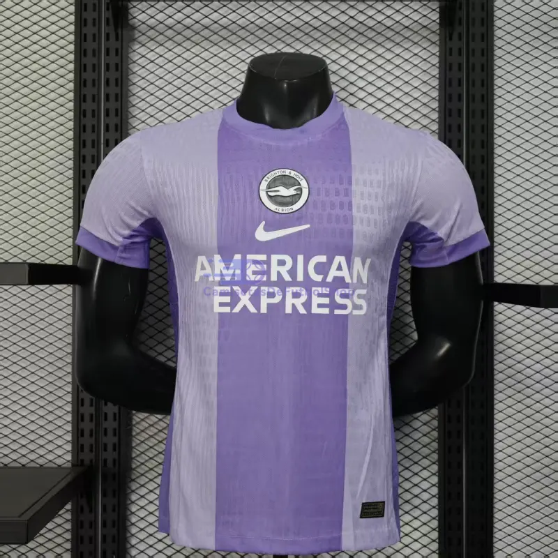 Camiseta Brighton 2025/2026 2ª Equipación Morado (EDICIÓN JUGADOR)