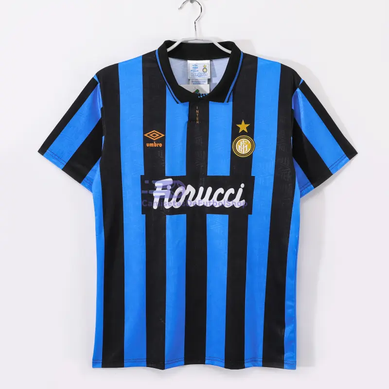 Camiseta Inter de Milan 1992/94 1ª Equipación Retro Azul/Marino