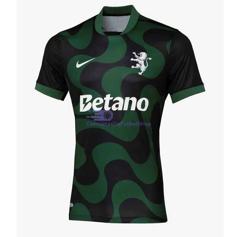 Camiseta Lisboa 2025/2026 3ª Equipación Negro/Verde