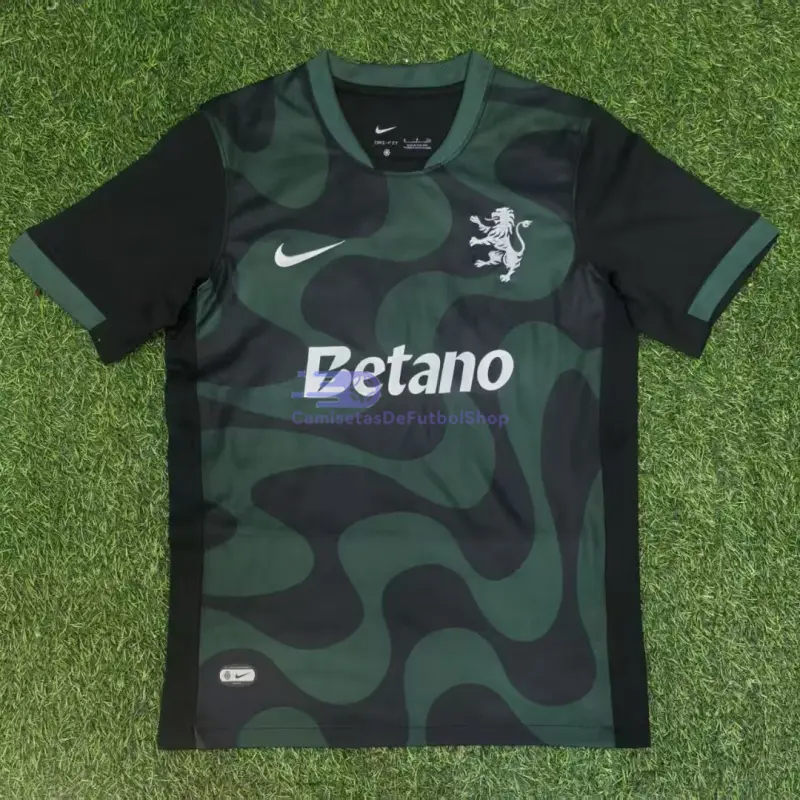 Camiseta Lisboa 2025/2026 3ª Equipación Negro/Verde