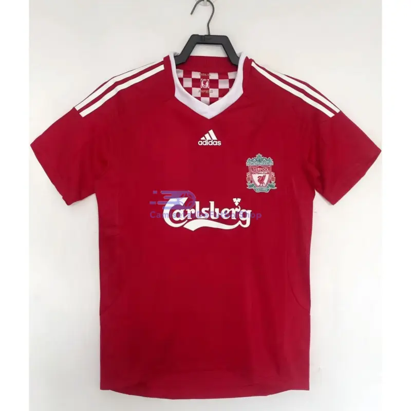 Camiseta Liverpool 2008/09 1ª Equipación Retro Rojo