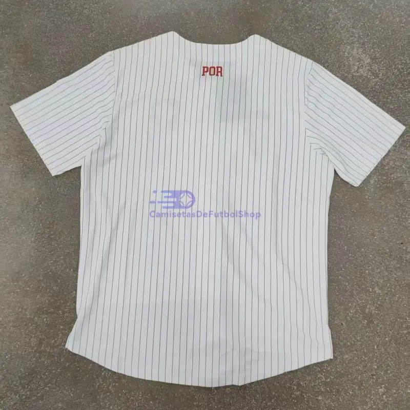 Camiseta Portugal 2025 Baseball Shirt Blanco