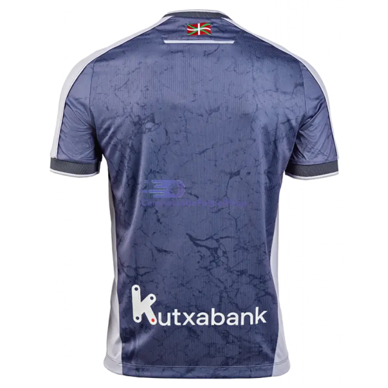 Camiseta Real Sociedad 2025/2026 2ª Equipación Azul Marino/Gris con Parche La Liga